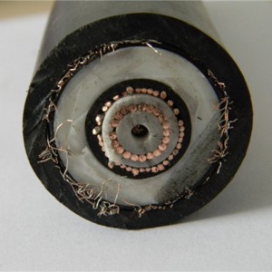 Cable de alimentación HV blindado con cable de cobre 66KV para sistema de transmisión grande