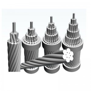 Cable conductor de aluminio reforzado con conductor de aluminio ACSR IEC61089, ASTM B-232, BS215